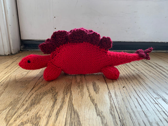 Reversible Dino Knitting Pattern