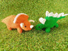 Reversible Dino Knitting Pattern